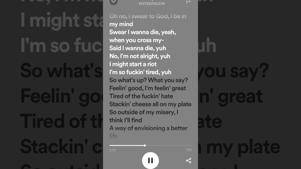 XXXTENTACION - HOPE (Lyrics)
