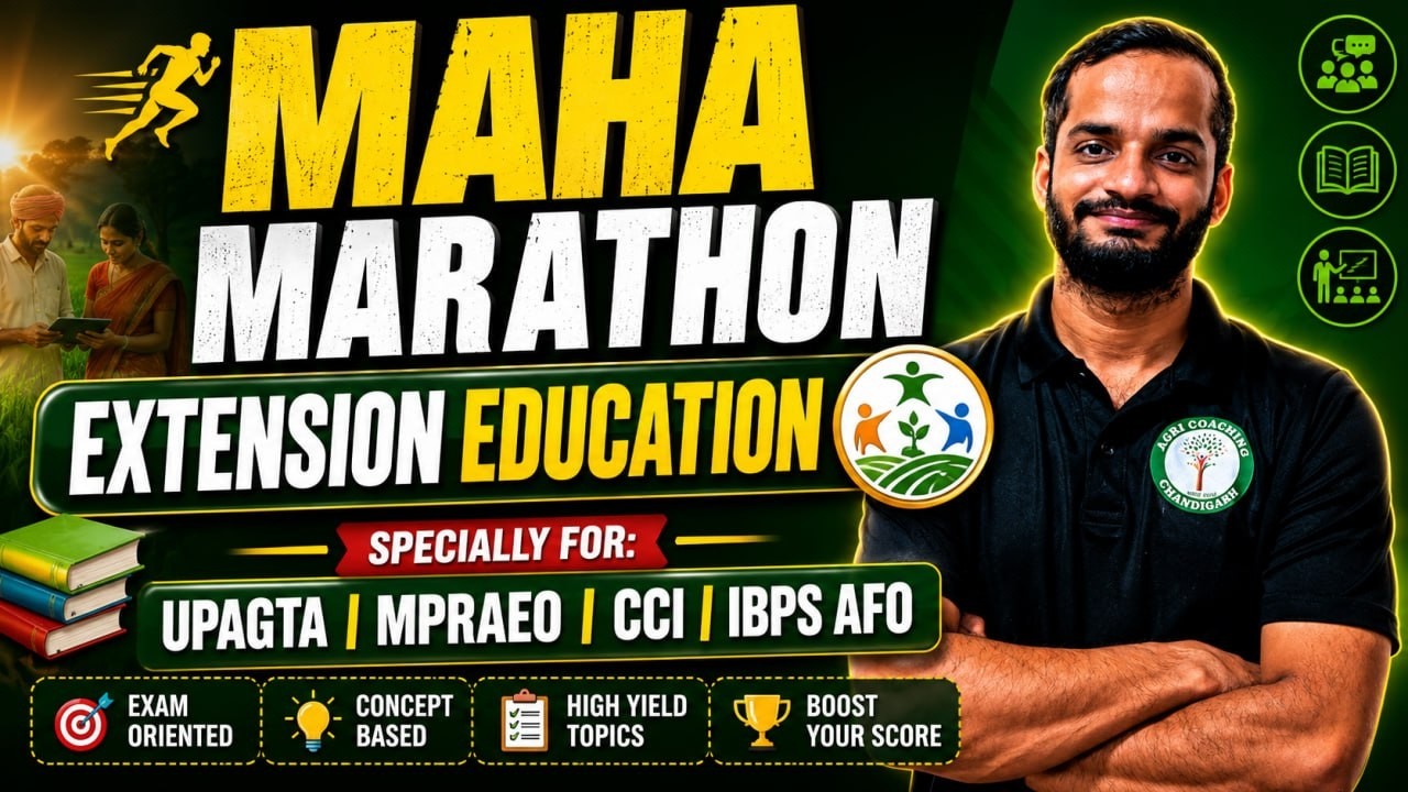 Extension Education Maha Marathon | UPAGTA | MPRAEO | CCI | IBPS AFO 2026 | Complete Revision