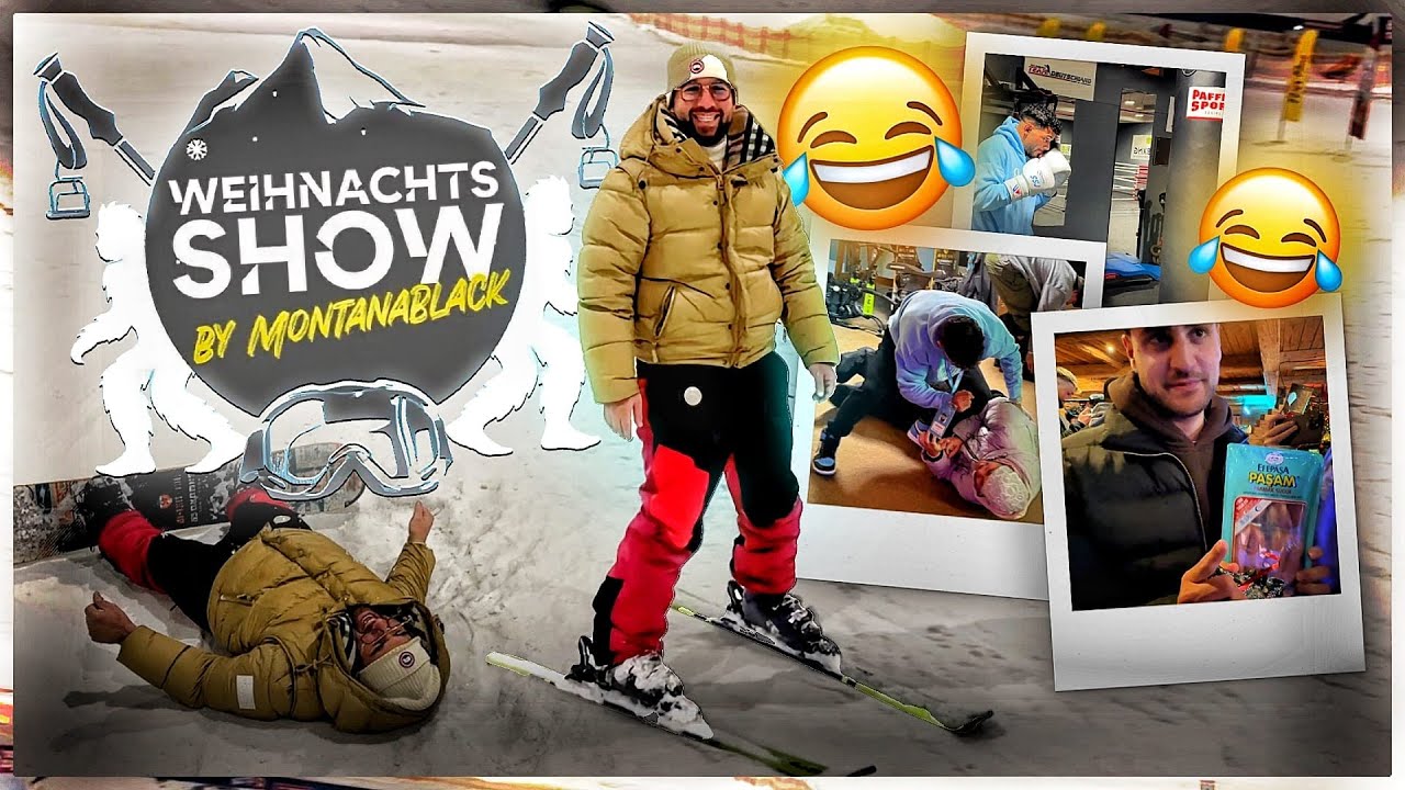 WENN AUSLÄNDER SKI FAHREN! 😂⛷️EDIZ GREIFT ROHAT AN 🔥🎅🏽 MONTE WEIHNACHTS-EVENT VLOG