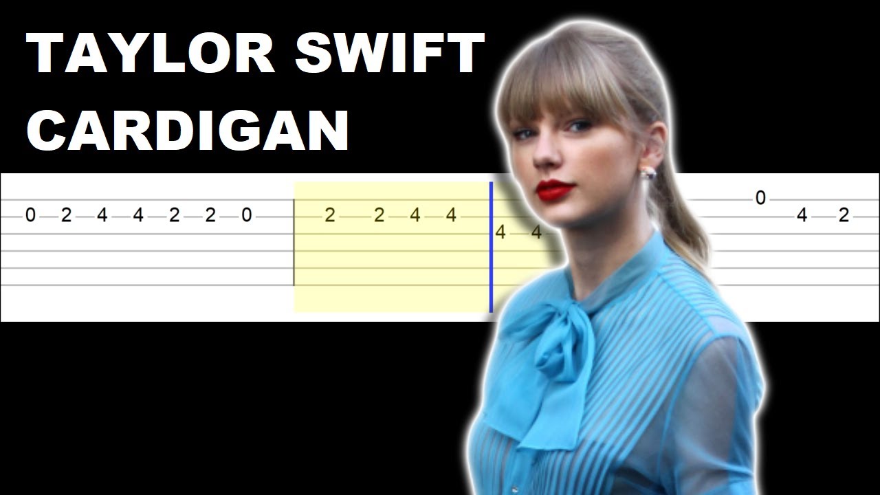 Taylor Swift - cardigan (Easy Guitar Tabs Tutorial)