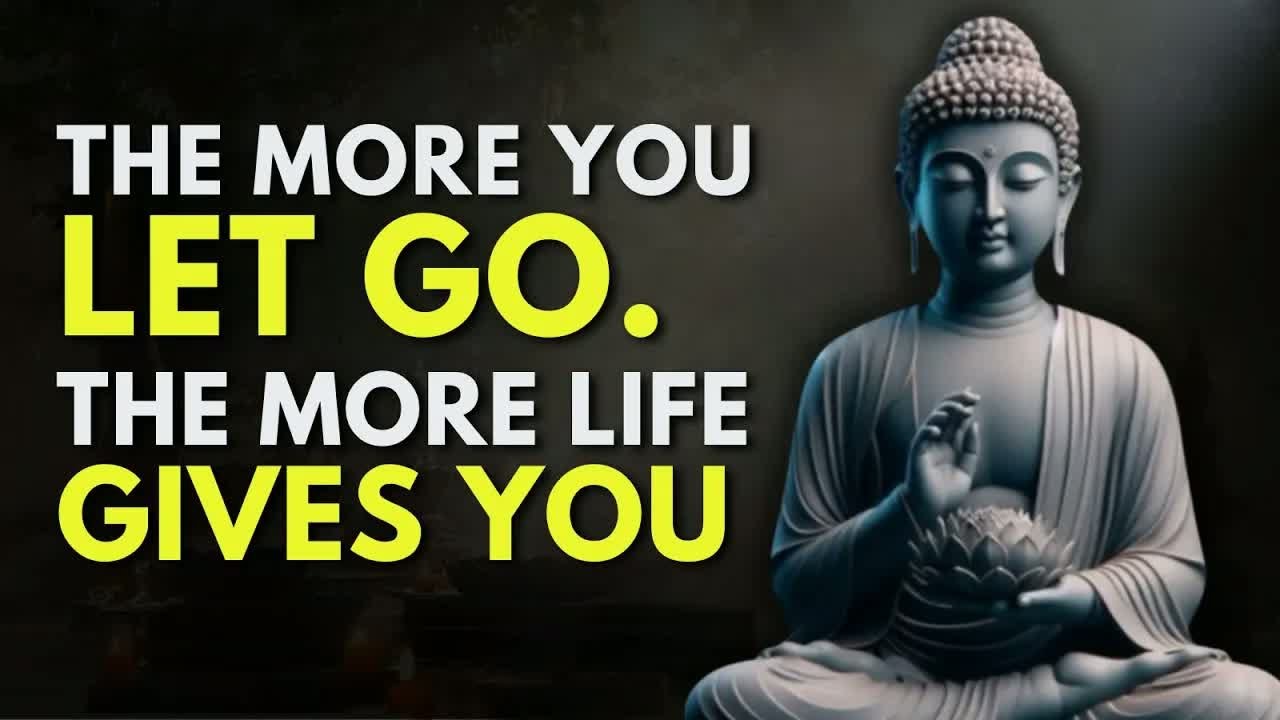 Stop Chasing Life – It Finds You When You LET GO  ｜ Buddhist Philosohpy for Letting go