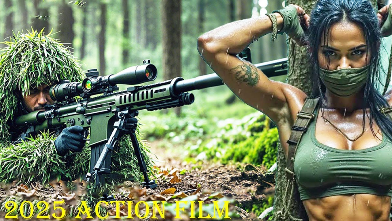 Action Film: Female doctor captured, special forces soldier saves her with superb marksmanship.