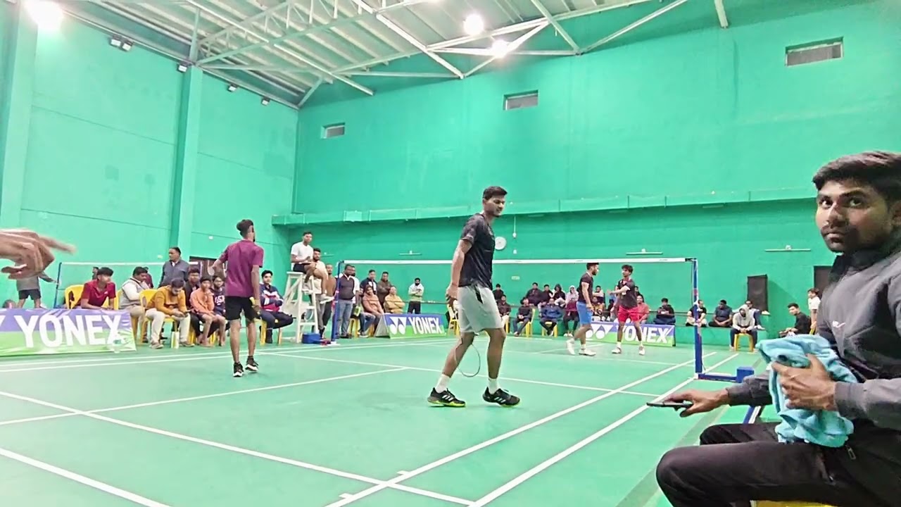 QF MD- Saroj Bhoi & Irfan Vs Tanmay Sahu & Abhijeet Maharana ,  Badminton Tournament, Padampur, 2025