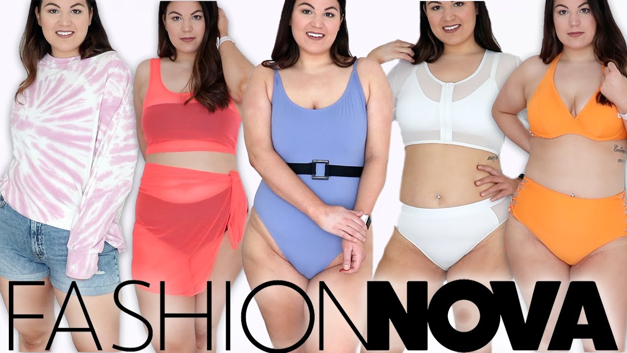 PLUS SIZE FASHION NOVA SWIMWEAR TRY ON HAUL 2020
