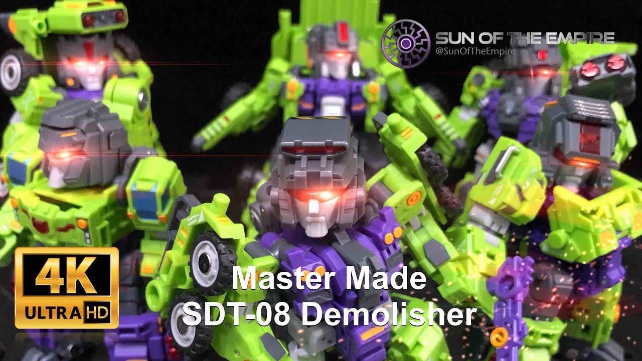 Master Made Mega Series SDT-08  Demolisher | SD Devastator unboxing (1/2) Q. Review 234