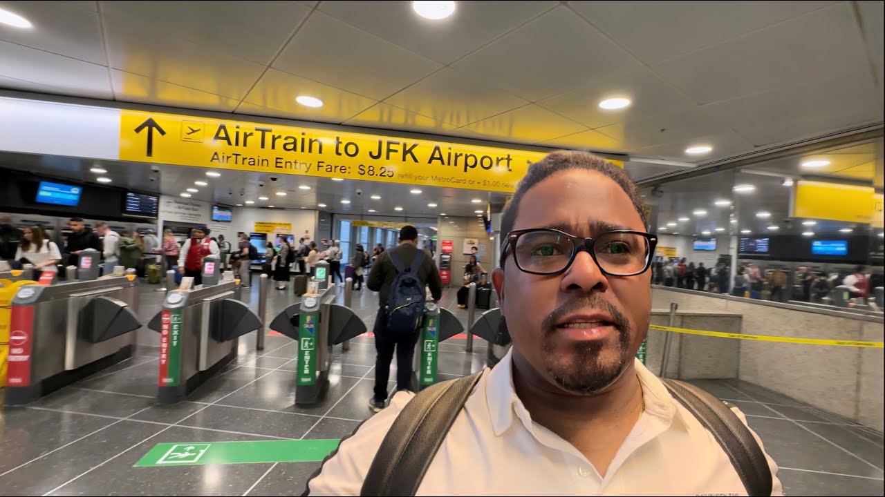 Asi se llega al aeropuerto JFK de Nueva York con $10 Dólares en el tren | El Cowboy TV