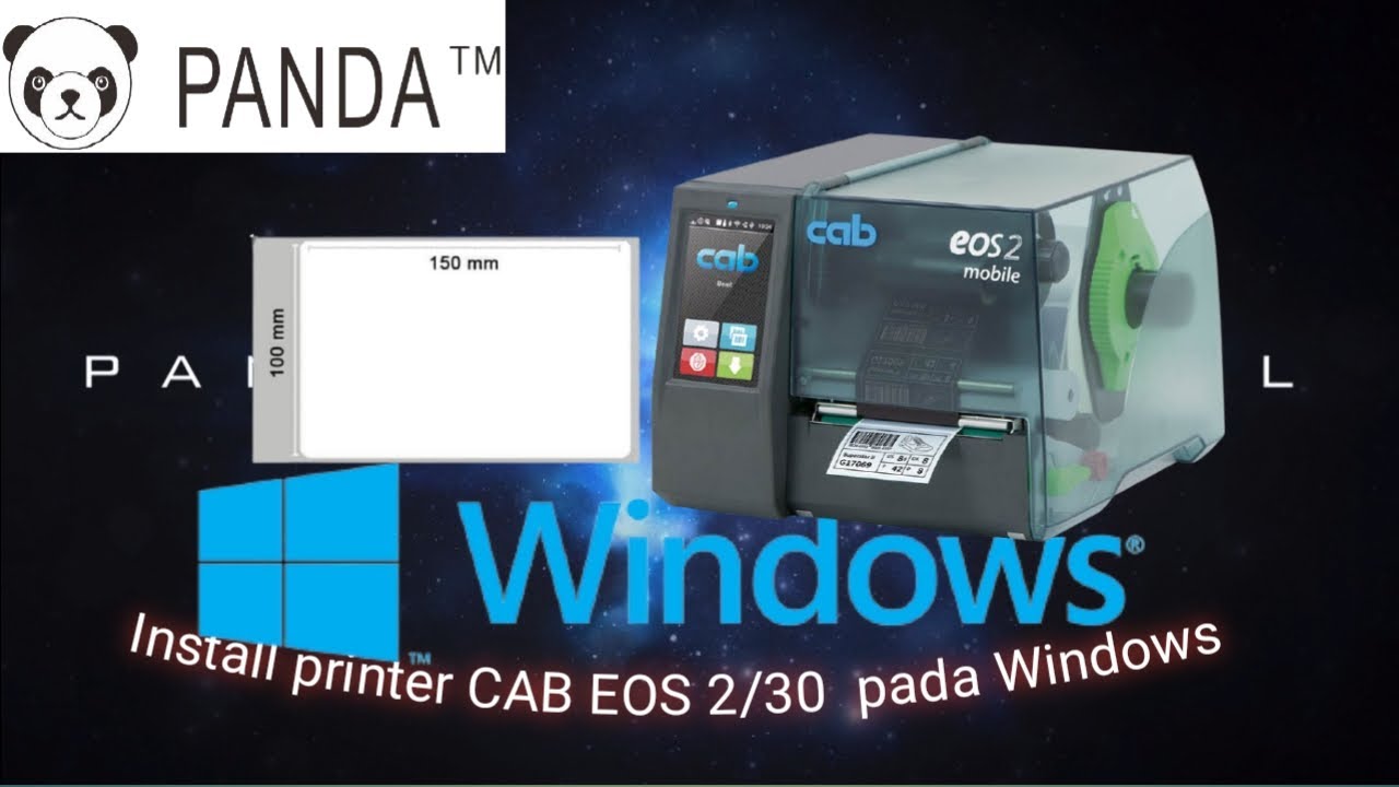 CAB barcode Printer EOS 2/300 Thermal 100x150 Tokopedia