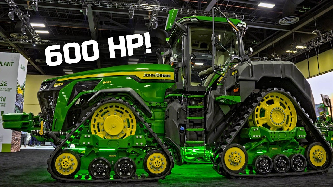 Обзор нового трактора John Deere 8RX 540
