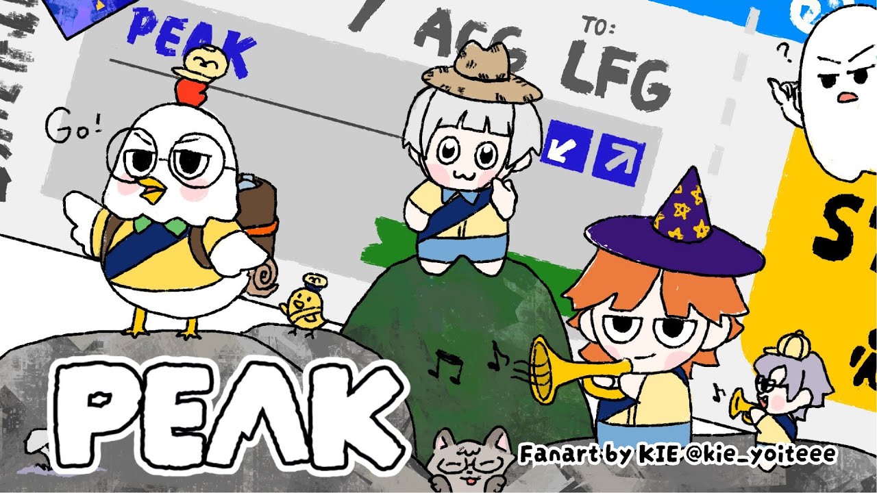 【遊戲直播】《PEAK》雪山絕地求生！今天的組合簡直像在抽一番賞 ft.萬豹雞maybe狗瓦【厭世阿萬】