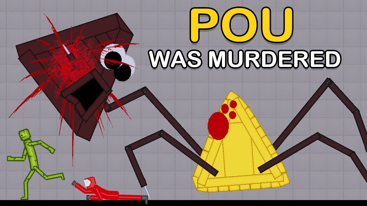 POU vs GOLDEN POU - Bou's Revenge Update - People Playground