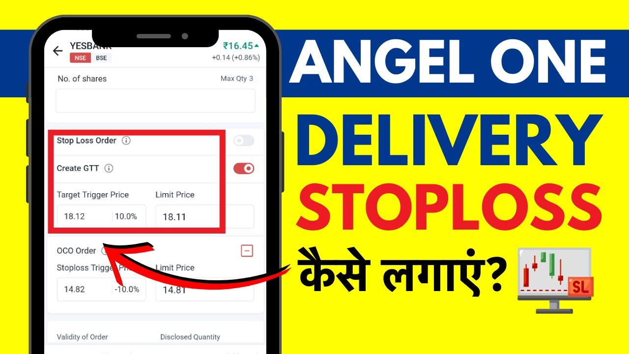 Angel One Me Delivery Stop Loss Kaise Lagaye? How To Put Stoploss And Target For Long-Term Shares?
