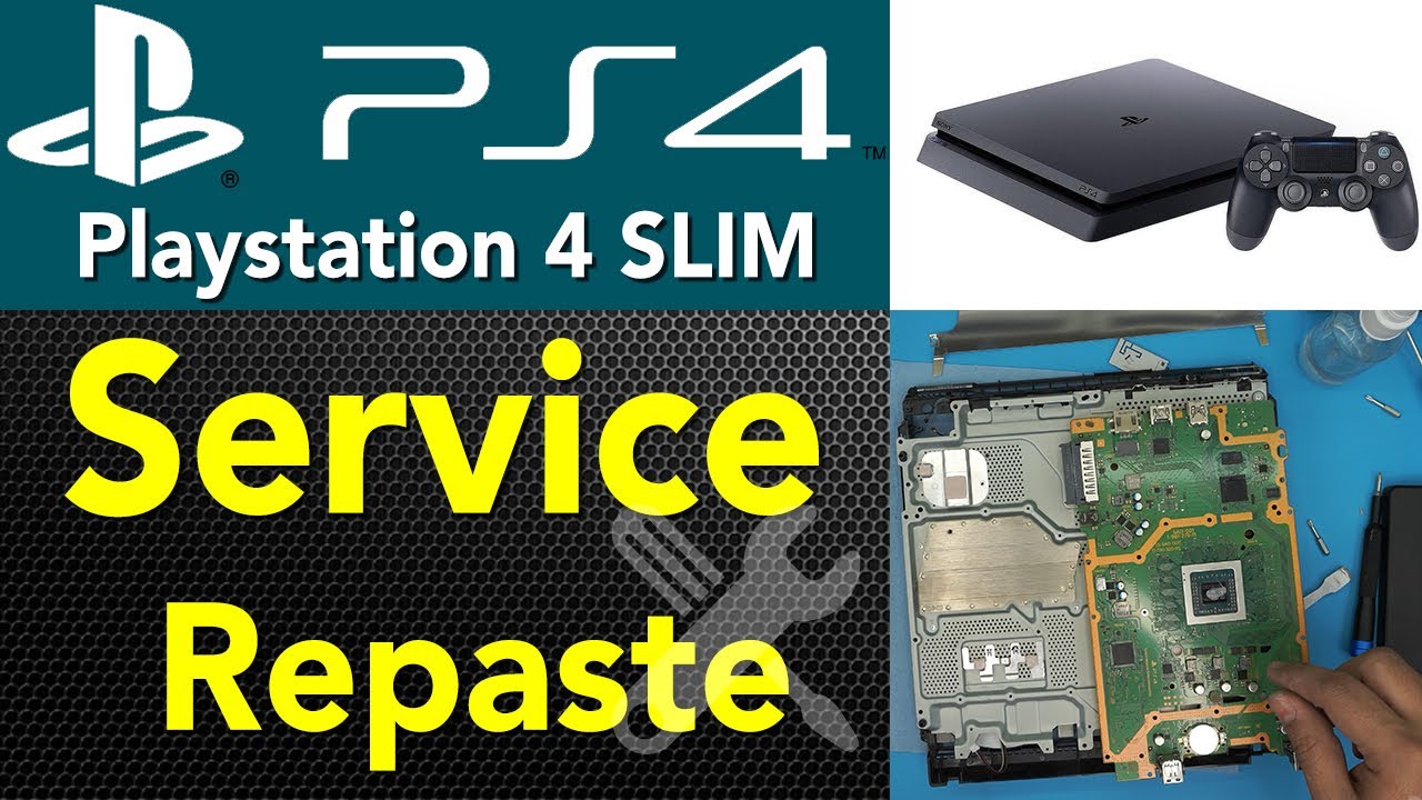 Разборка, чистка и переклейка PlayStation 4 Slim