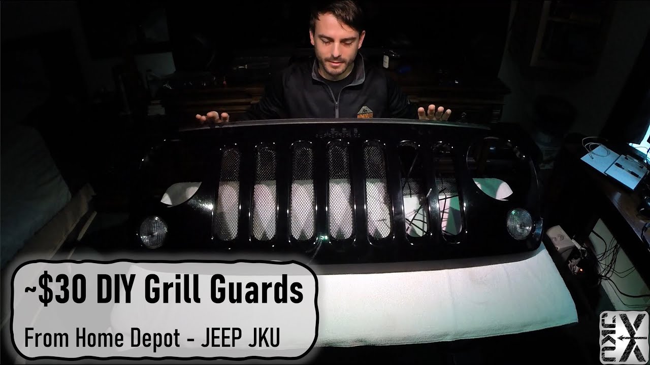 ~$30 DIY Grill Inserts from Home Depot - JEEP JKU