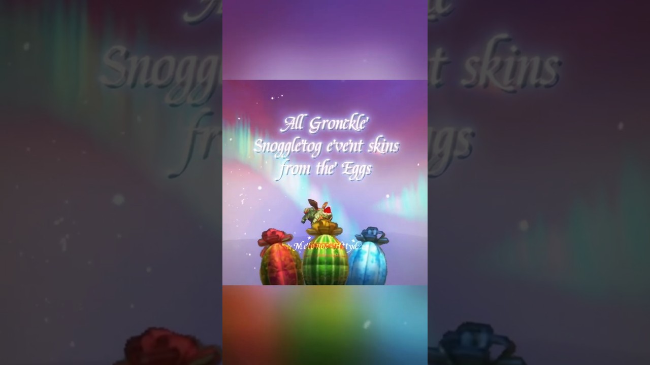 𝐀𝐥𝐥 𝐆𝐫𝐨𝐧𝐜𝐤𝐥𝐞 𝐒𝐧𝐨𝐠𝐠𝐥𝐞𝐭𝐨𝐠 𝐞𝐯𝐞𝐧𝐭 𝐬𝐤𝐢𝐧𝐬 