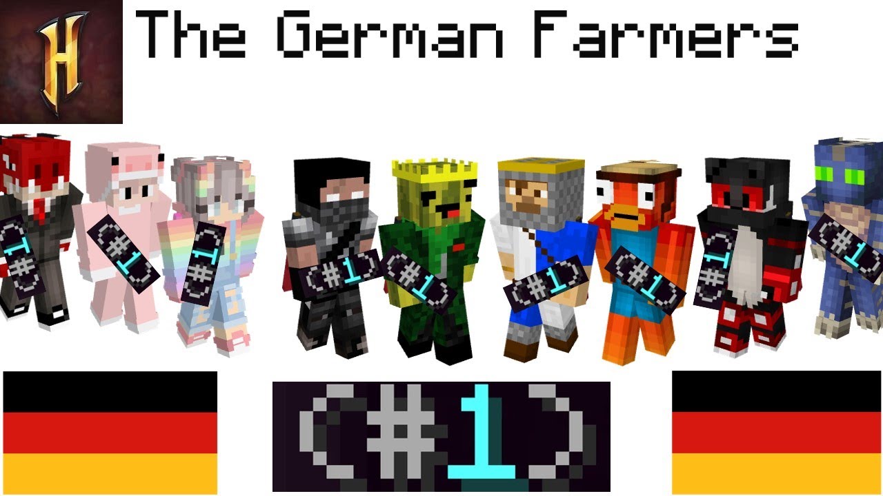 Как немцы захватили фермерство в Hypixel Skyblock