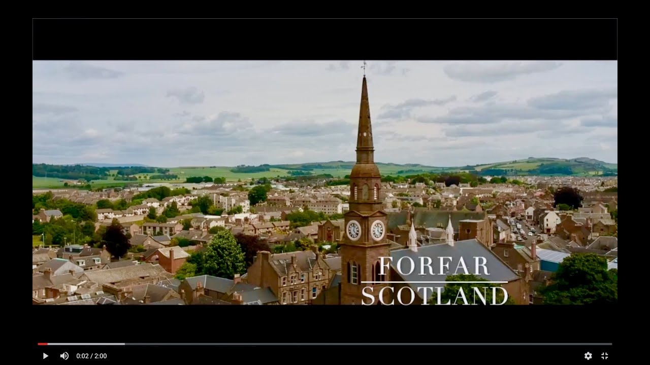 Forfar Scotland - A Drone's Eye View