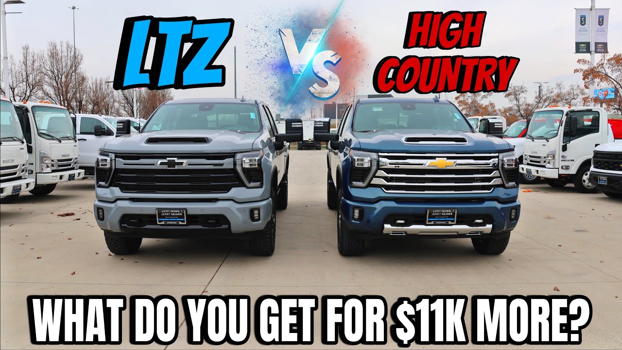 2024 Chevy Silverado 3500 LTZ VS High Country: Who Would Pay $11K More For The High Country?
