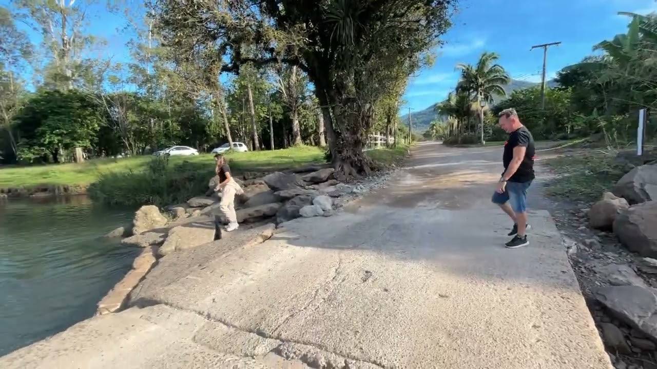 INACREDITÁVEL! Camping 0800 em Maquiné/RS com RIO LOTADO DE PEIXE!