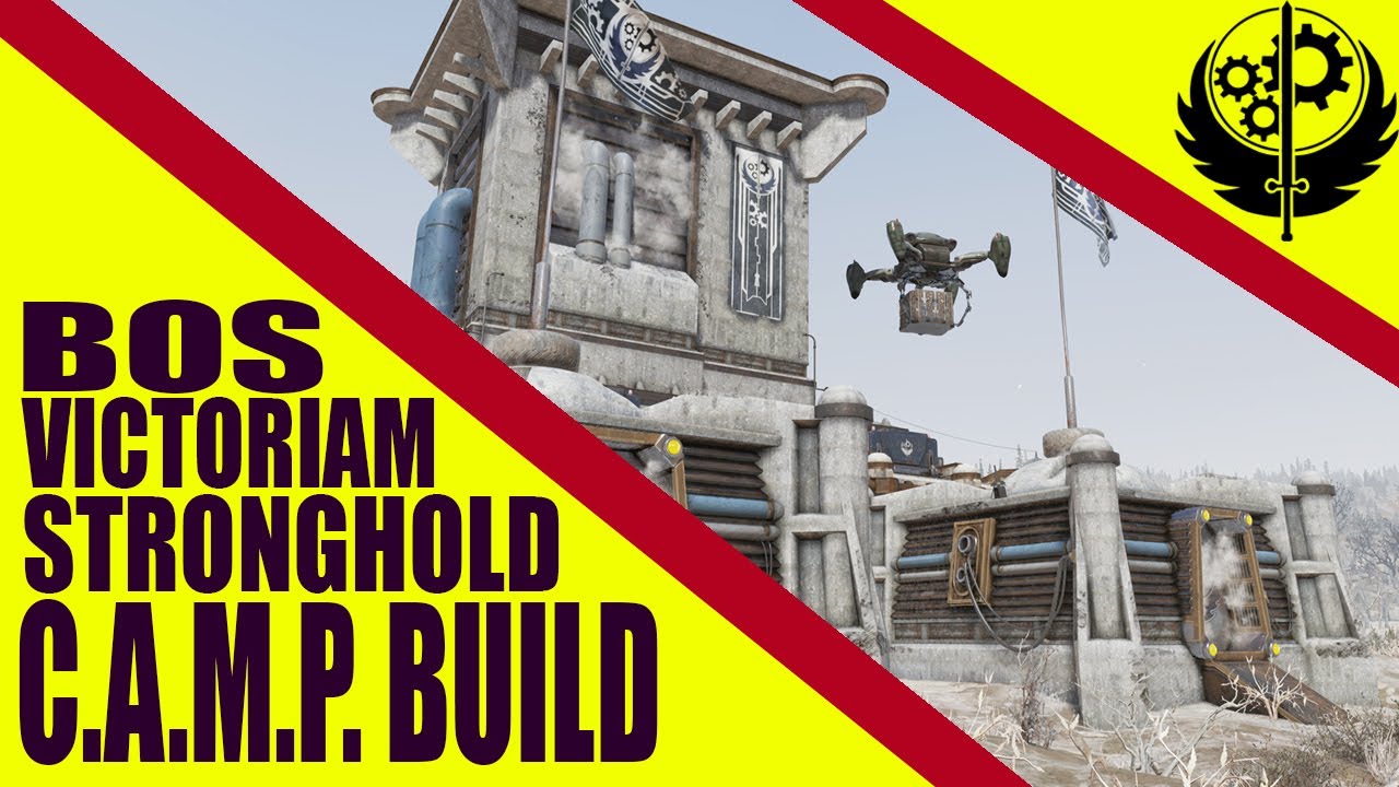 Fallout 76: BOS Victoriam Stronghold CAMP Build
