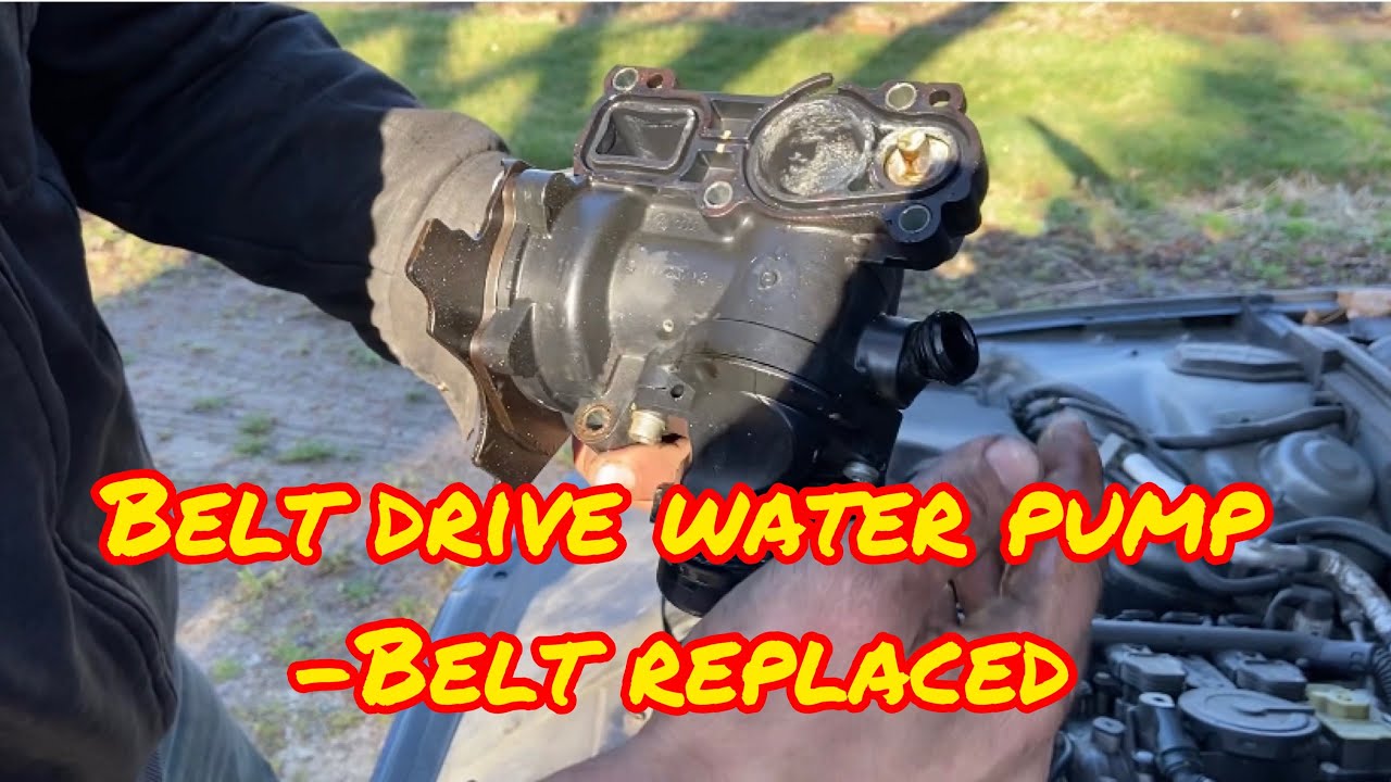 2.0t Audi VW Water Pump With Belt replacing repairing LEAKING coolant antifreeze aluminum graf tfsi