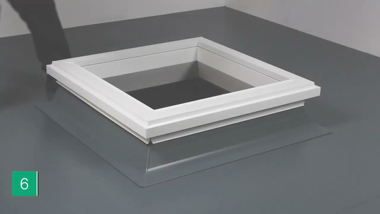 SIG Design & Technology Rooflights - TB188 Manual Opening Dome on PVC kerb