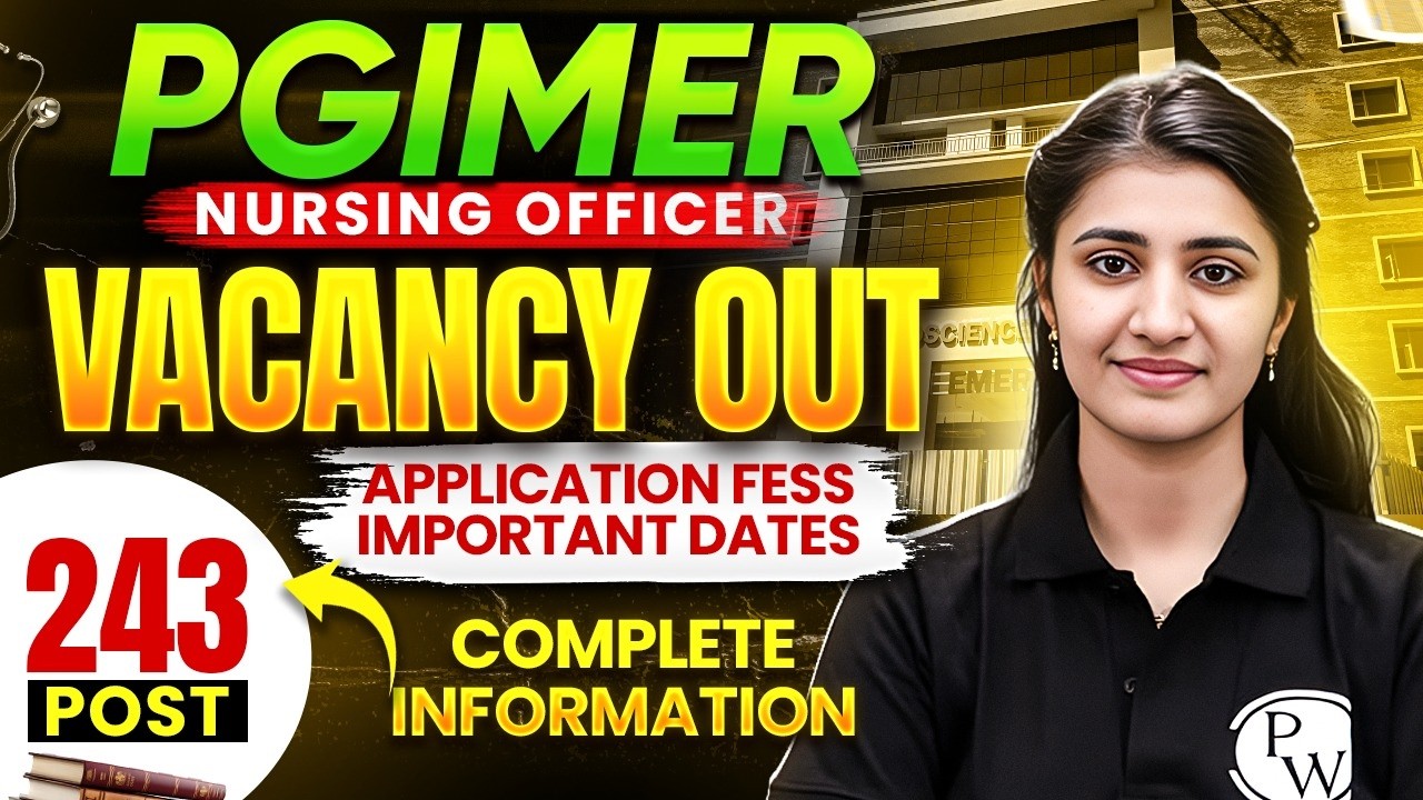 PGIMER Nursing Officer Vacancy 2026 | PGIMER Nursing Officer Form Fill Up | PGIMER Chandigarh