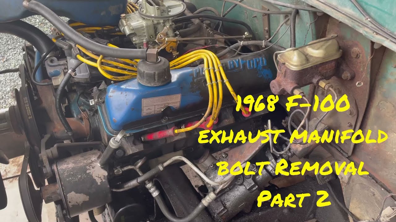 1968 F-100 exhaust manifold bolt removal… Part 2