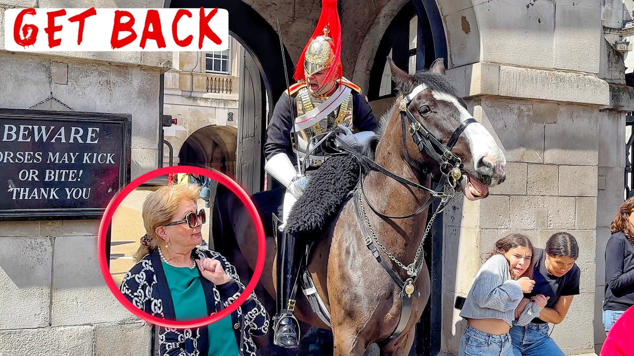 King’s Guard Shouts at Wife, Husband Confronts Him!