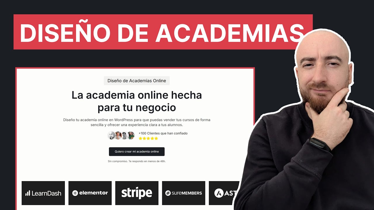 Revisando mi Landing de Diseño de Academias Online