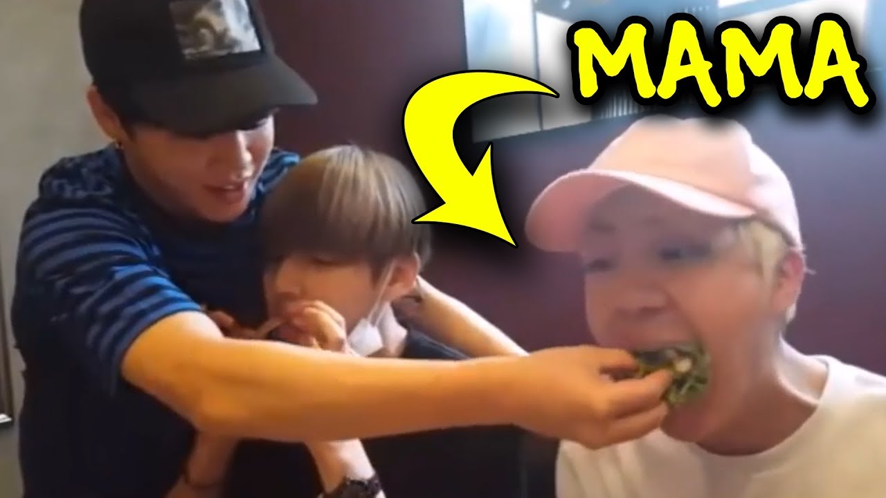 BTS feeding each other for 10 minutes straight