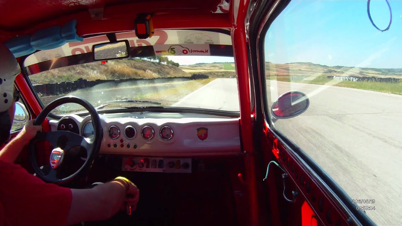 19.06.2011 test Racalmuto (AG) Fiat 500 Sicily Challenge 700