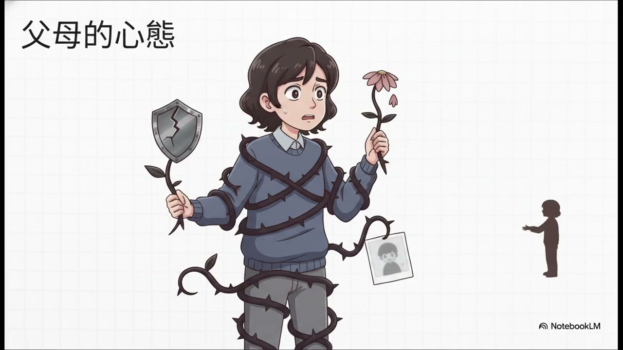 親子互動牌義 塔羅牌聖杯5