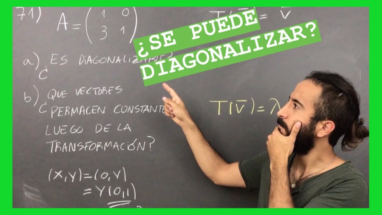 ¿Es DIAGONALIZABLE esta MATRIZ? ( 71 / 113 )