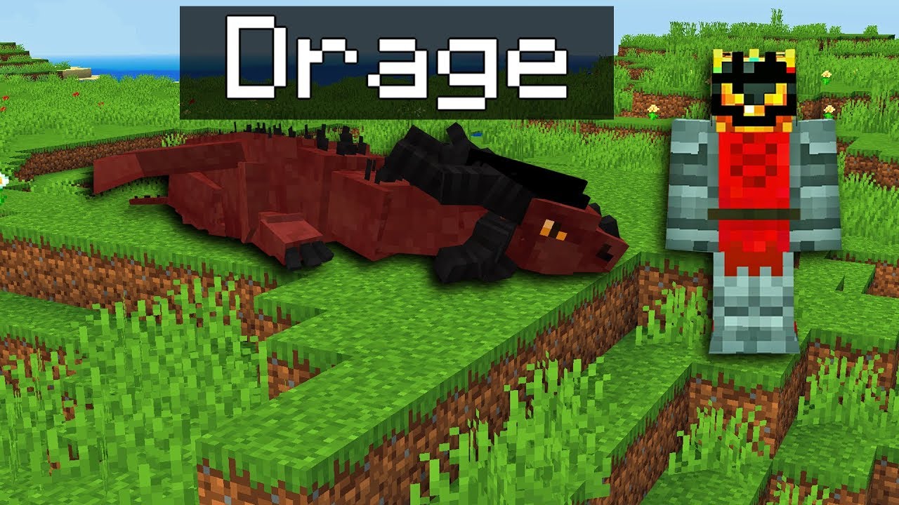 DRÆBER EN DRAGE OG BLIVER KONGE!? Dansk Minecraft