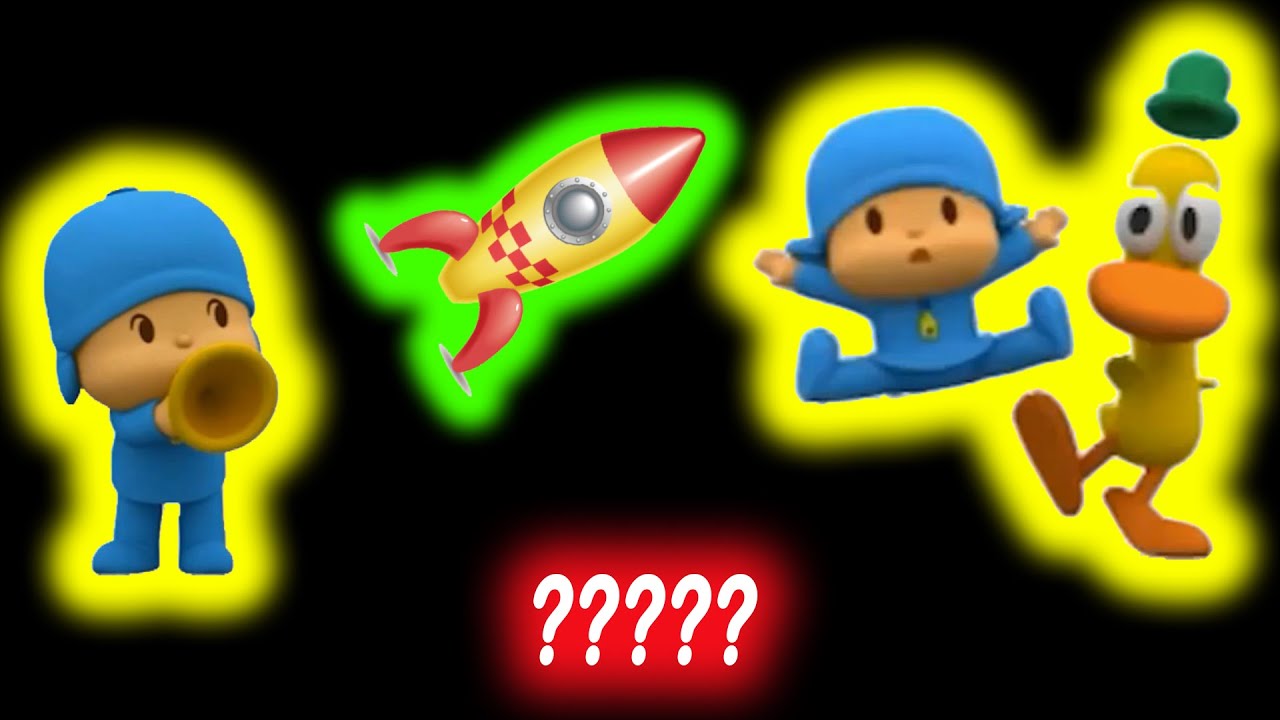 Pocoyo and Pato  Sound variations in 48 seconds