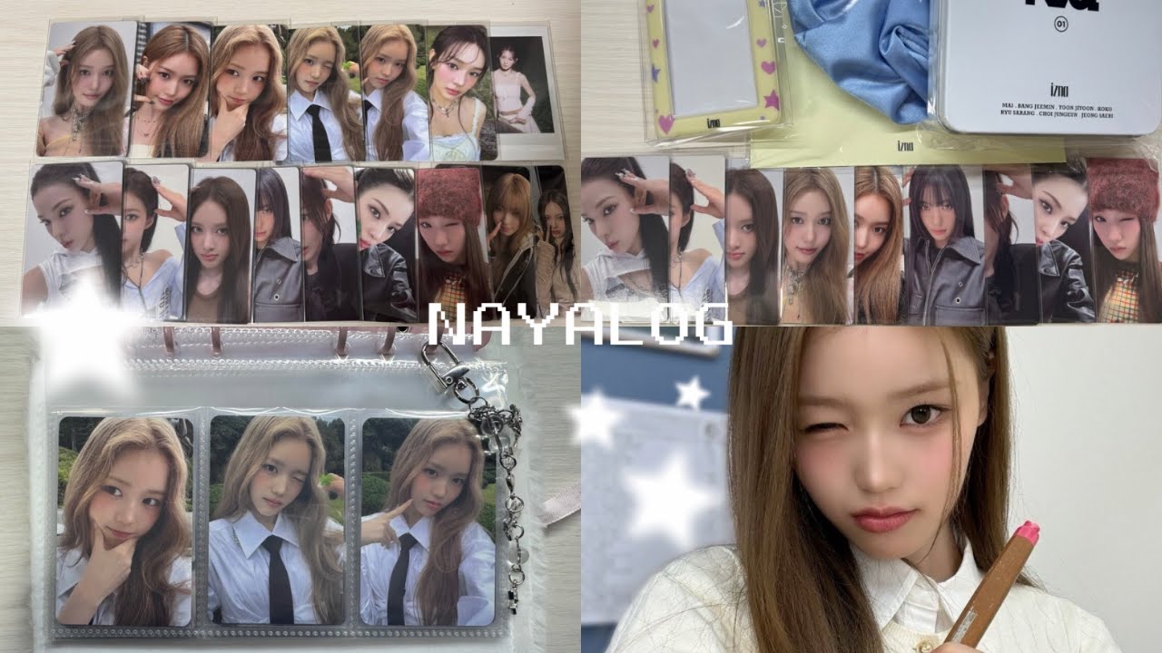 [나야로그 01] 세프의 포카 모으기 첫 영상 이즈나 세비 팬로그 | 앨범깡 | md | 바인더 정리 ｡*✧∘*☆｡*✧∘*☆