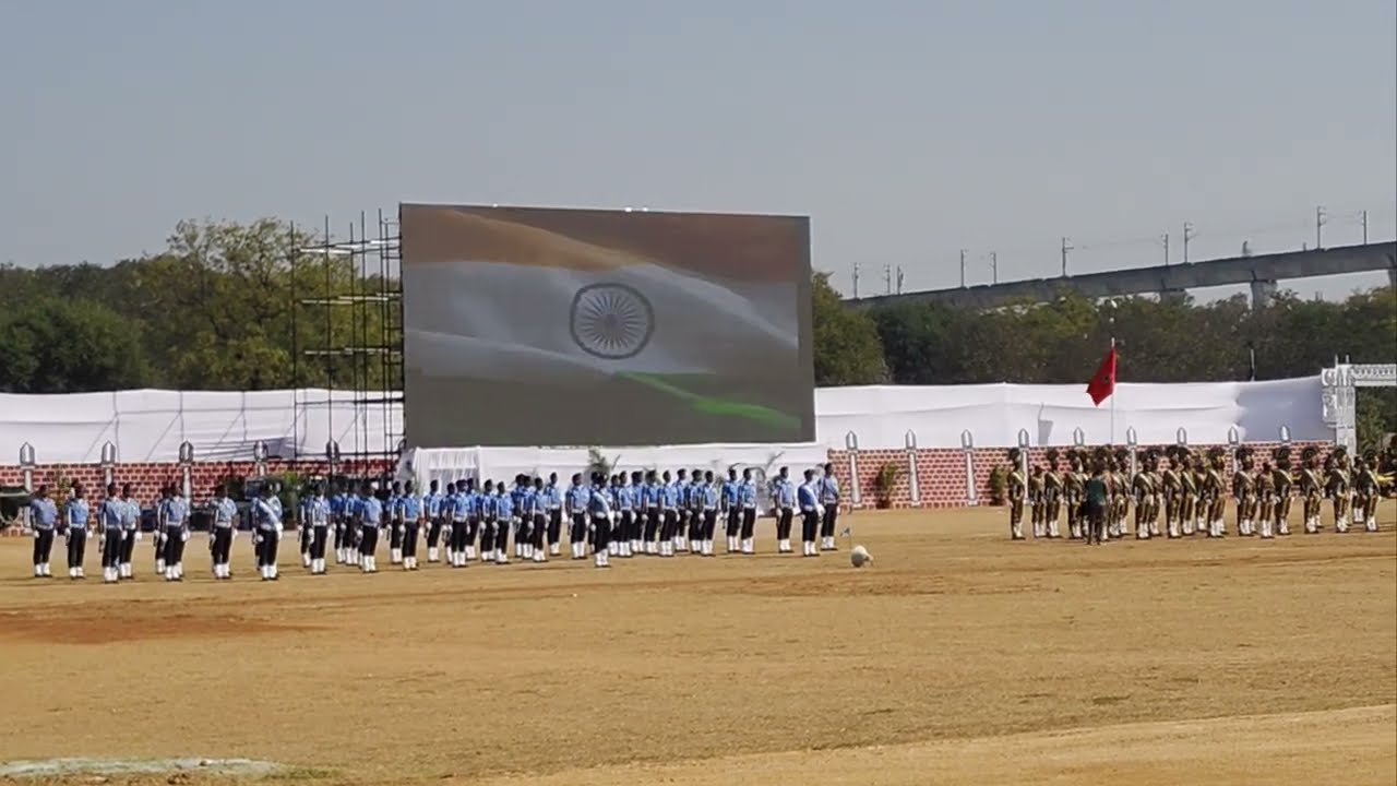 Republic day celebration at secunderabad parade ground Hydrabad