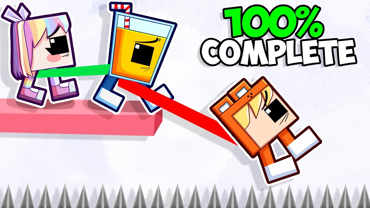 4 Idiots Beat the World's HARDEST Game (Roblox Together)