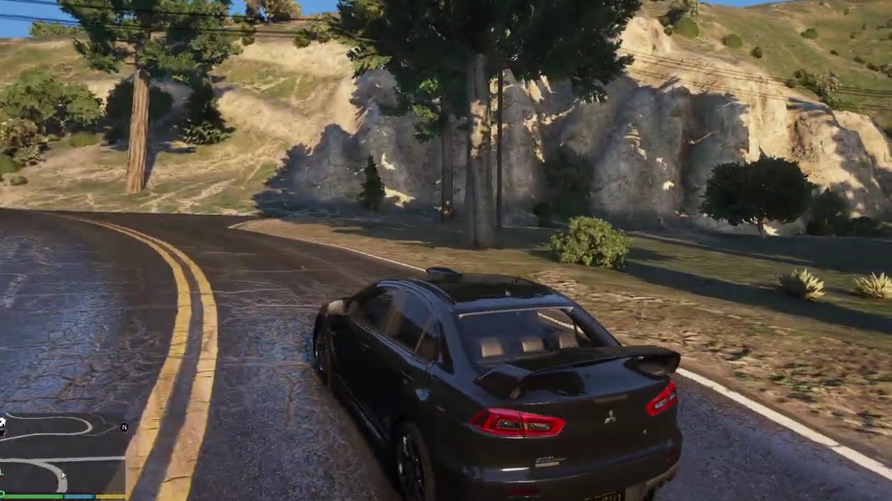 Night Rush Ride 🌙🏎️ | Mitsubishi Lancer Turbo 🔥 | GTA 5 High Speed Street Run 💨