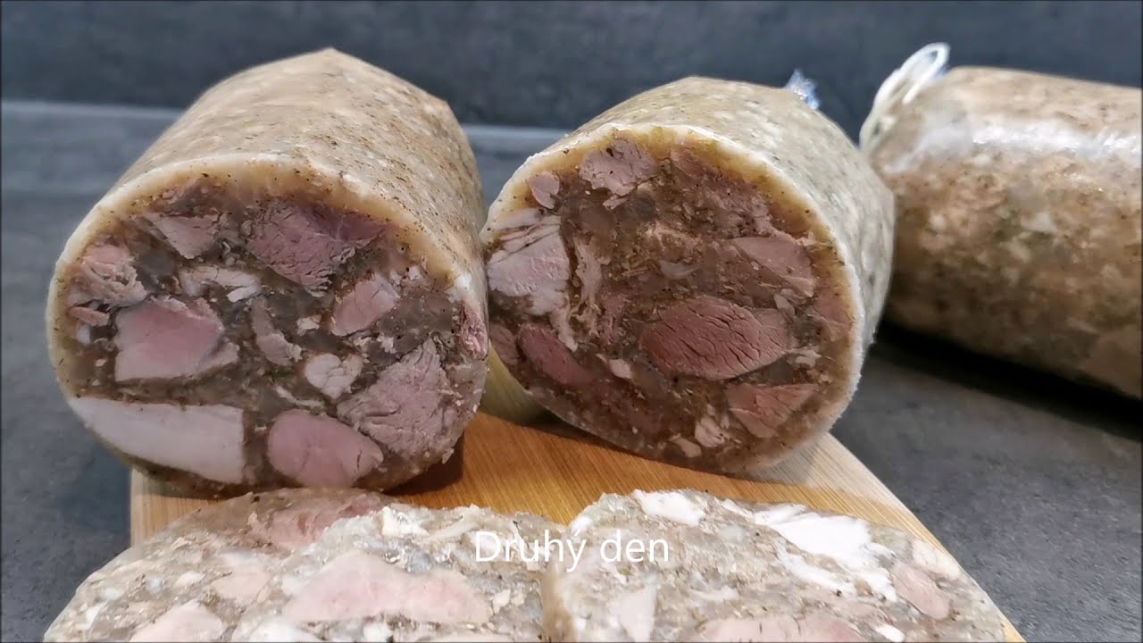 Libová tlačenka z plece / die Presswurst