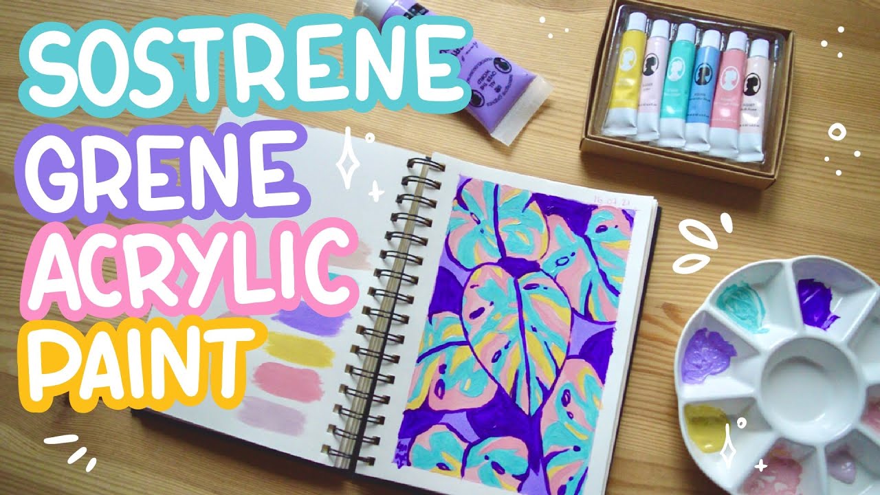 Art Supply Test ✧ Sostrene Grene Acrylic Paint