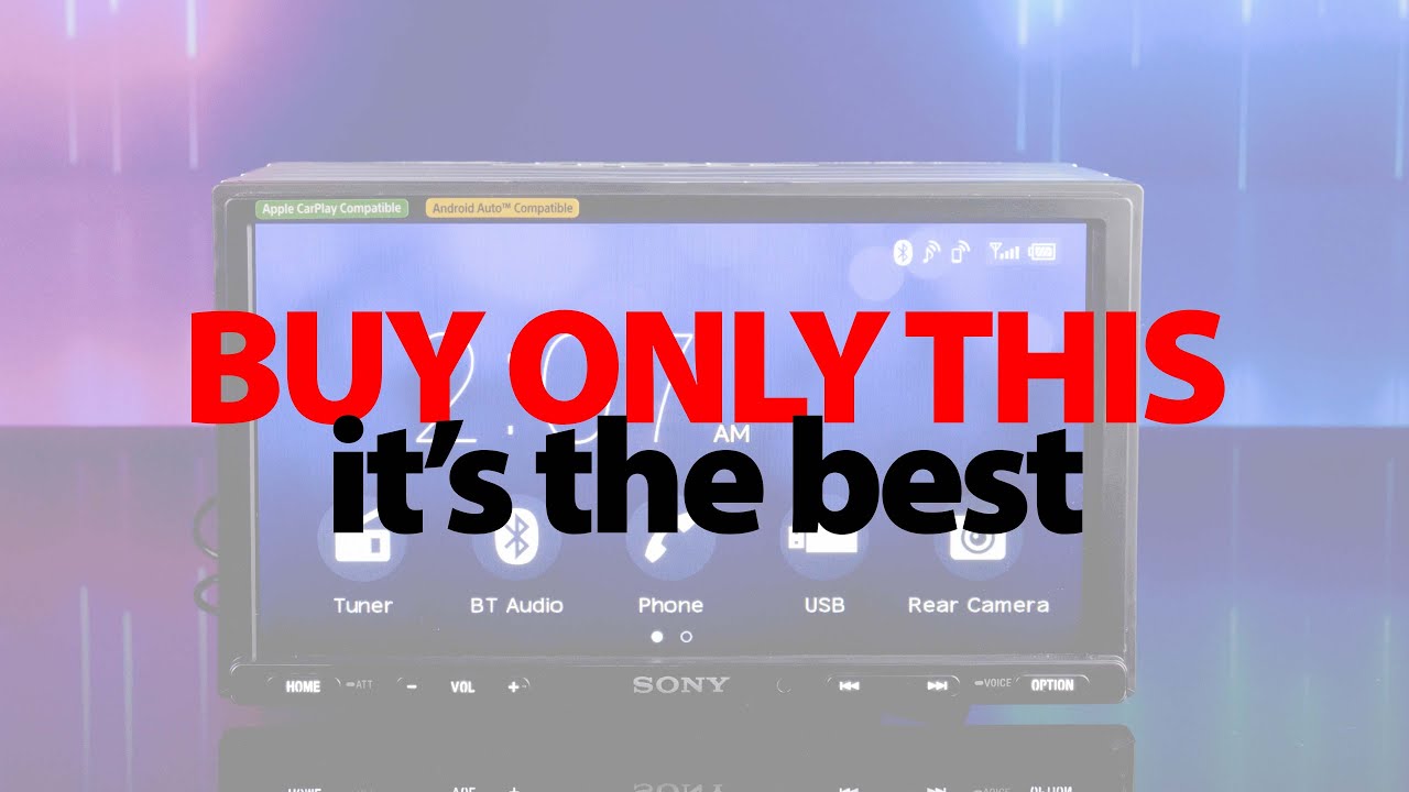 Sony XAV-AX150 Double DIN car stereo  - The only headunit to buy for under $400!