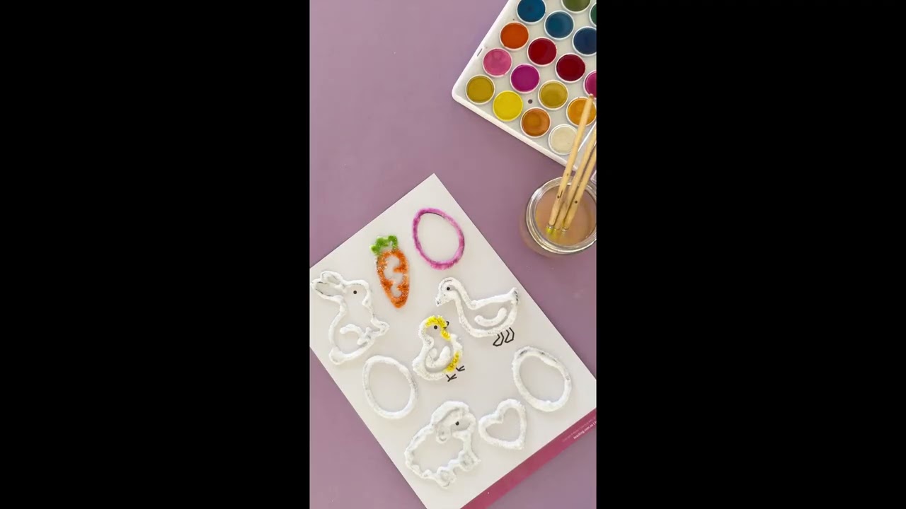 Easter 3D Salt Art Activity
