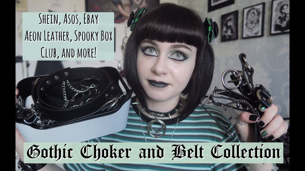 GOTHIC CHOKER AND BELT COLLECTION