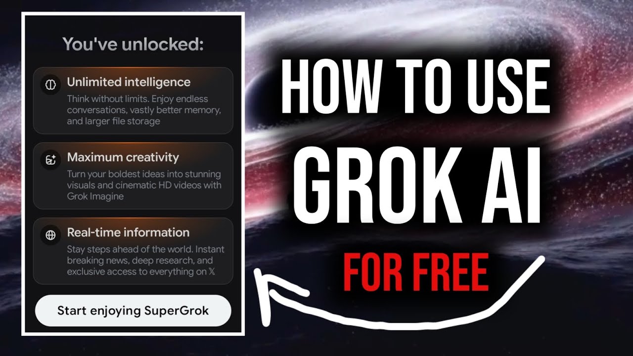 Разблокируйте Grok AI БЕСПЛАТНО &ndash; неограниченные возможности интеллекта, творчества и информация ...