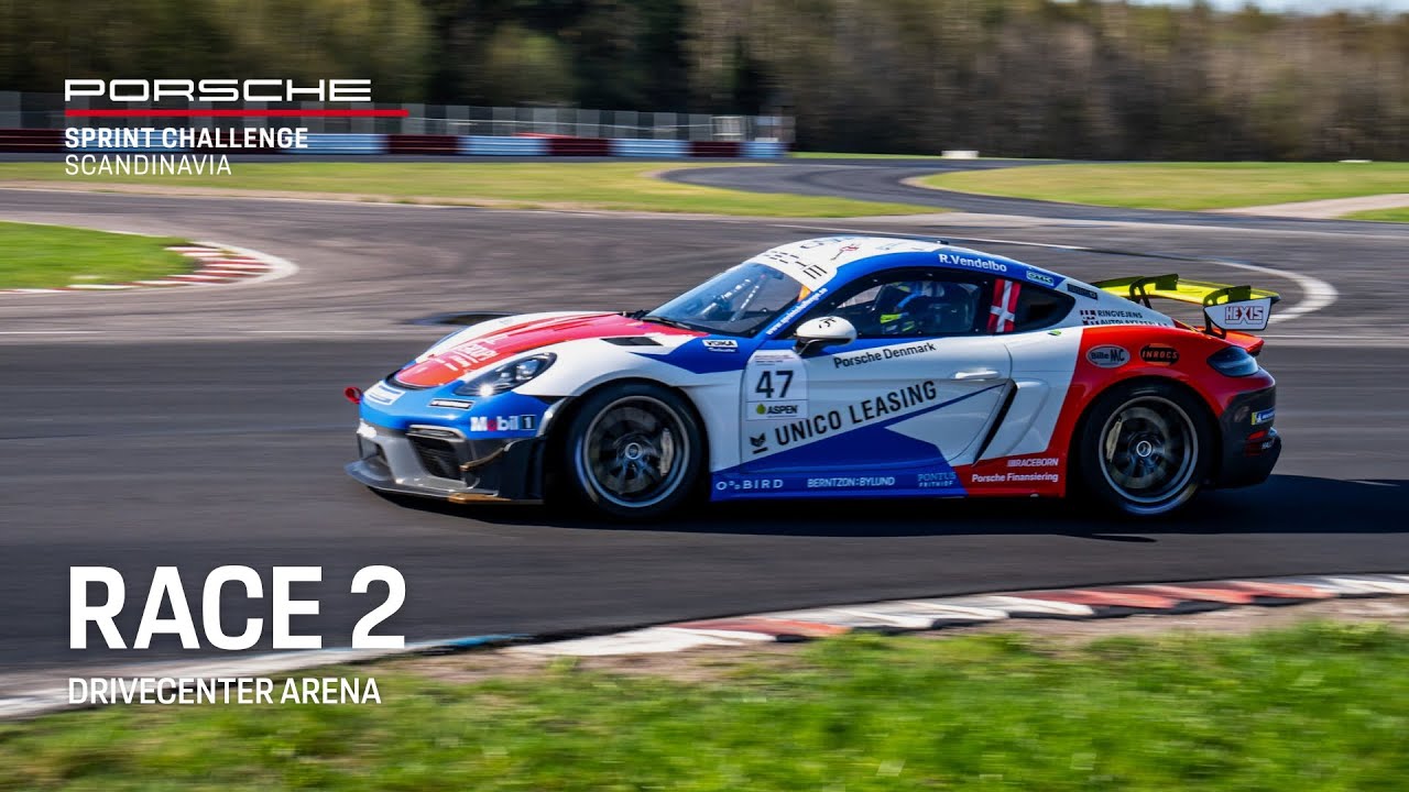 Porsche Sprint Challenge Scandinavia – Drivecenter Arena 13-14 juni 2025 – Race 2