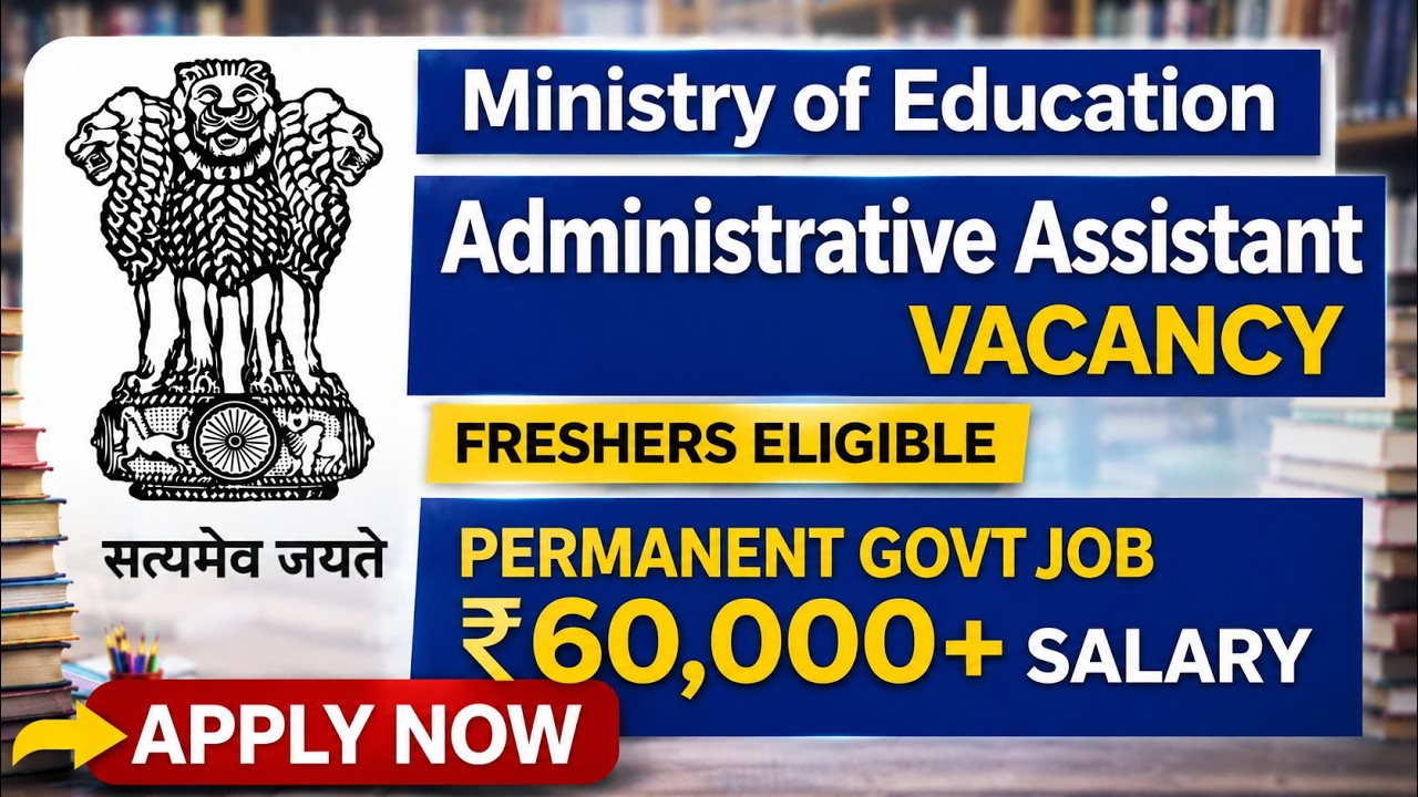 Assistant Vacancy Notification 2026 | Eligibility | Salary | Apply Process | Full Details