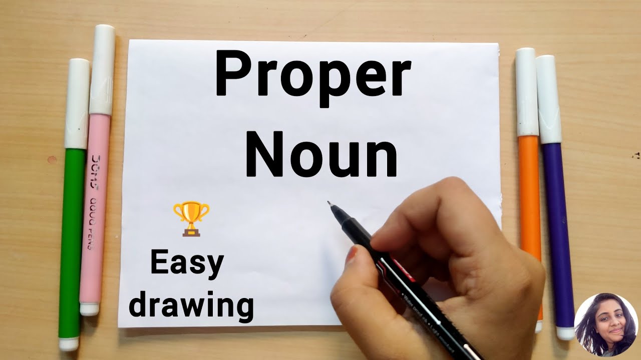 Proper Noun | Proper Noun example Drawing | Proper Noun Drawing easy | Proper and Common Noun