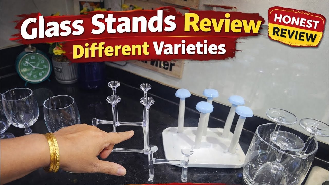 Best Glass Stands Review | Different Varieties Glass Stand for Kitchen | Honest Review 2026