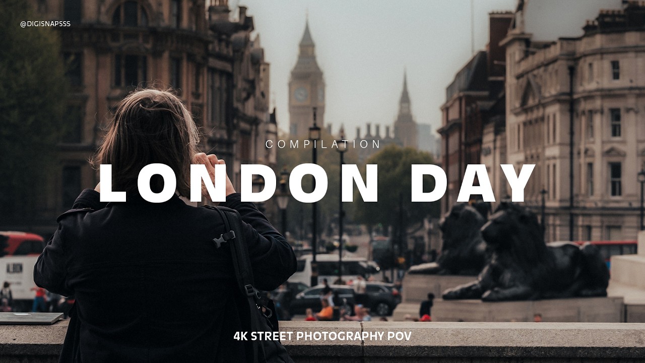 4855 Seconds of RELAXING Silent POV Street Photography in London to Relax/Study to - Compilation